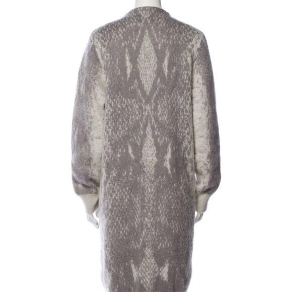 AMIRI Wool and Cashmere Blend V-Neck Cardigan - Picture 5 of 12